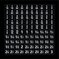 thumbnail image 1 of Tool Grid Ensemble d'Étiquettes d'Identification 51063 SAE (4 Feuilles/sac), 1 of 1