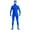A-Blue, variant on Men's And Women's Face Open Zentai Bodysuit Stretch Polyester Spandex Full Body Suit A-Blue