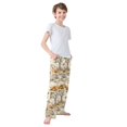thumbnail image 3 of FORMRS Boys Pajama Pants with Pockets Size 11-12Y Kids Lounge Sleep Bottoms, Forest Pattern, 3 of 8