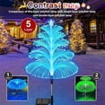 thumbnail image 3 of Solar Jellyfish Garden Lights, Color Changing LED Ground Stake Lamps for Outdoor Yard Patio Decor, 3 of 7