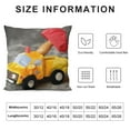 thumbnail image 5 of Car Plush Toy Soft Stuffed Car Plush Pillow Toy CuteTractor Cartoon Throw Pillow Plushie Gifts for Kids Birthday Christmas Party (Excavator), 5 of 5