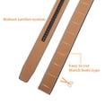 thumbnail image 4 of Ratchet Leather Belt without Buckle for Men Replacement Belt 30 mm Width Strap, 4 of 5
