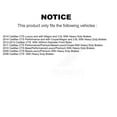 thumbnail image 2 of TEC Front Ceramic Disc Brake Pads TEC-1331 for Car Cadillac CTS, 2 of 10