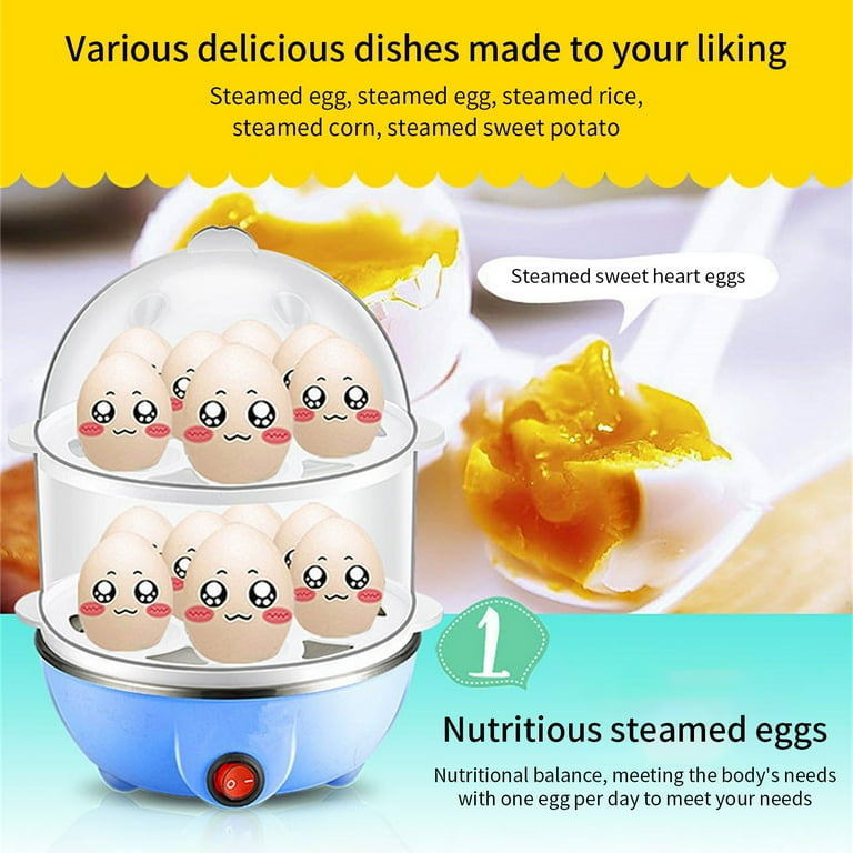 Mouliraty Electric Egg Cooker for Hard Boiled Eggs, Poacher