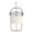 White 1PC, variant on Reusable Iced Coffee Cup 430ml with Wide Mouth Straw and Anti- Grip Equipped with Heat-Insulating Silicone Lid Ultra-Light Portable Travel Tumbler Safe Food-Grade for All Beverages (1PC)