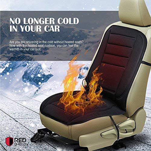 12V Car Heated Seat Cover with Wireless Switch And USB Memory Foam Car Seat Heater Pad Auto Seat Non-Slip Heating Winter Warmer Protectors Upupto Car Seat Cushion 