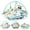Animal World, variant on 4-in-1 Baby Play Mat Baby Gym,Tummy Time Mat for Floor Activity Gym Ball Pit Including 30 Balls With 5 Infant Learning Sensory Baby Toys for Newborn Toddler to Develop Motor Cognition Boy & Girl Gifts
