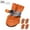 Orange - XXXL, variant on Hmgxay Reflective Pet Shoes, Non-Slip Dog Boots, Waterproof Dog Footwear, Comfortable Dog Shoe Covers for Small Dogs and Puppies, 4 Pack(4.3x4.3x0.8 Inches)(L)