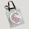 thumbnail image 2 of ABPHQTO Cute Magic Unicorn Head With Horn Canvas Bag Reusable Tote Grocery Shopping Bags Tote Bag 14x16 inch, 2 of 2