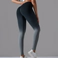 thumbnail image 2 of Women Tight Legging Yoga Pants Gradients Pant Trousers Running Pant High Waisted Pants Athletic, 2 of 6