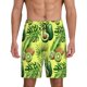 thumbnail image 1 of Balery Kiwi and Avocado Pantalones cortos de pijama de punto de algodón para hombre con cinturilla y bolsillos-Small, 1 of 6