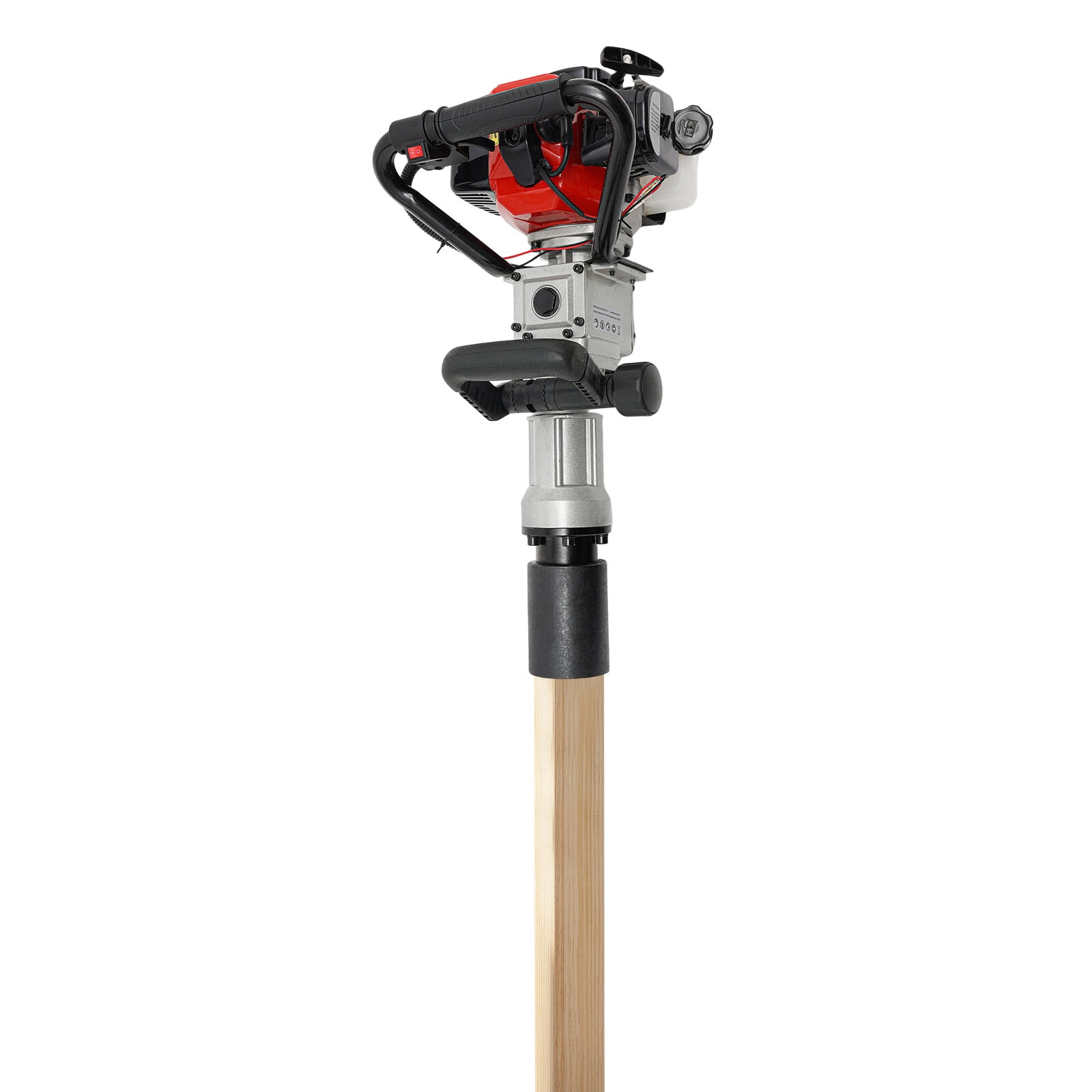 2 Stroke Gas Powered T Post Driver Fence Pile Driver Jack Hammer w/Chisel 32.7cc for Gardening, Road Fencing