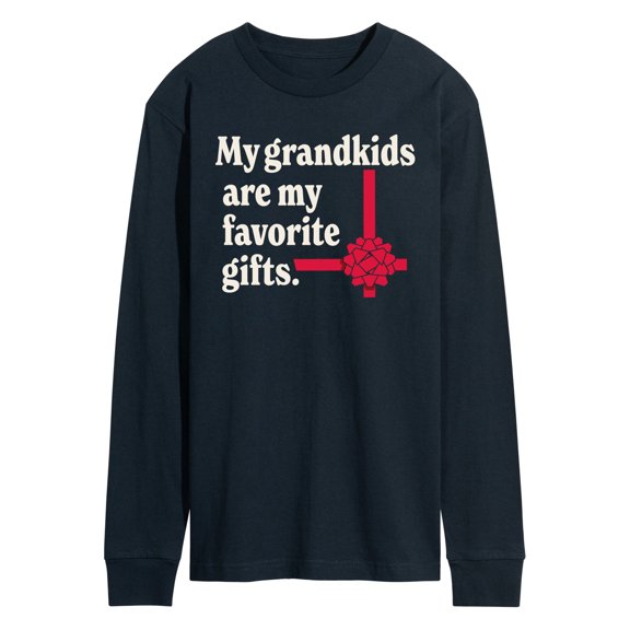 Instant Message - Grandkids Favorite Gift Long Sleeve Graphic T-Shirt