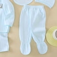 thumbnail image 5 of NIEWTR Newborn Baby Clothes Unisex Baby Clothes 4 Piece Layette Sets Cotton Newborn Clothes Gift Set Baby Gift Outfit for All Seasons(A-Mint Green,One Size), 5 of 5