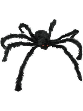 Swtroom 78.7in Giant Halloween Decorations Spider Triangular 16.4ft Giant Spider Web for Halloween Yard Decoration Party Creepy Decoration, Black