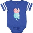 thumbnail image 3 of Inktastic Cute Axolotl Sitting on a Bubble Boys or Girls Baby Bodysuit, 3 of 5