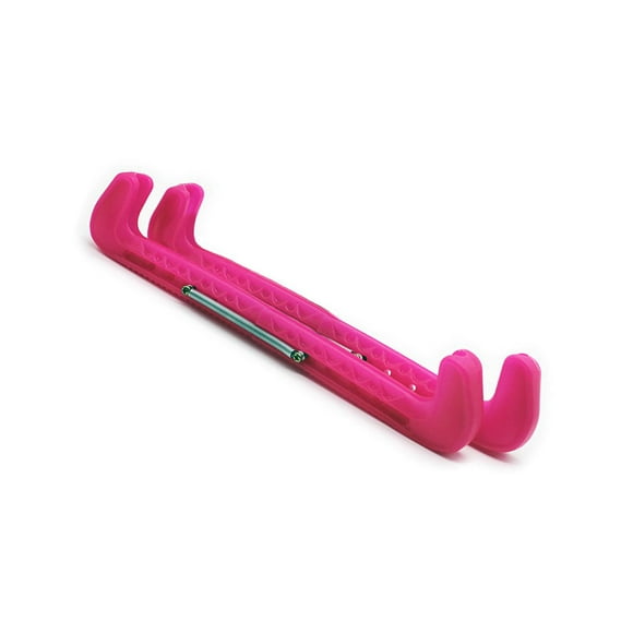 Eigraketly 1 par de fundas ajustables para patines de hockey sobre hielo, a prueba de arañazos, impermeables, de plástico, portátiles, protectores para Deportes de nieve Rosa roja Eigraketly HW0886-08