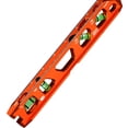 thumbnail image 2 of Professional Aluminum Bubble Level With Magnetic Track Double Measurement Scale Adjustable Thumb Screw Design, 2 of 10
