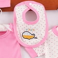 thumbnail image 5 of CAUYDY Preemie Boys Going Home Outfits Newborn Girls Layette Set 8 Pieces Fall Winter Cotton Clothing Baby Sleepwear Shower Gift for Infant Sizes 0-3 Months,Pink, 5 of 7