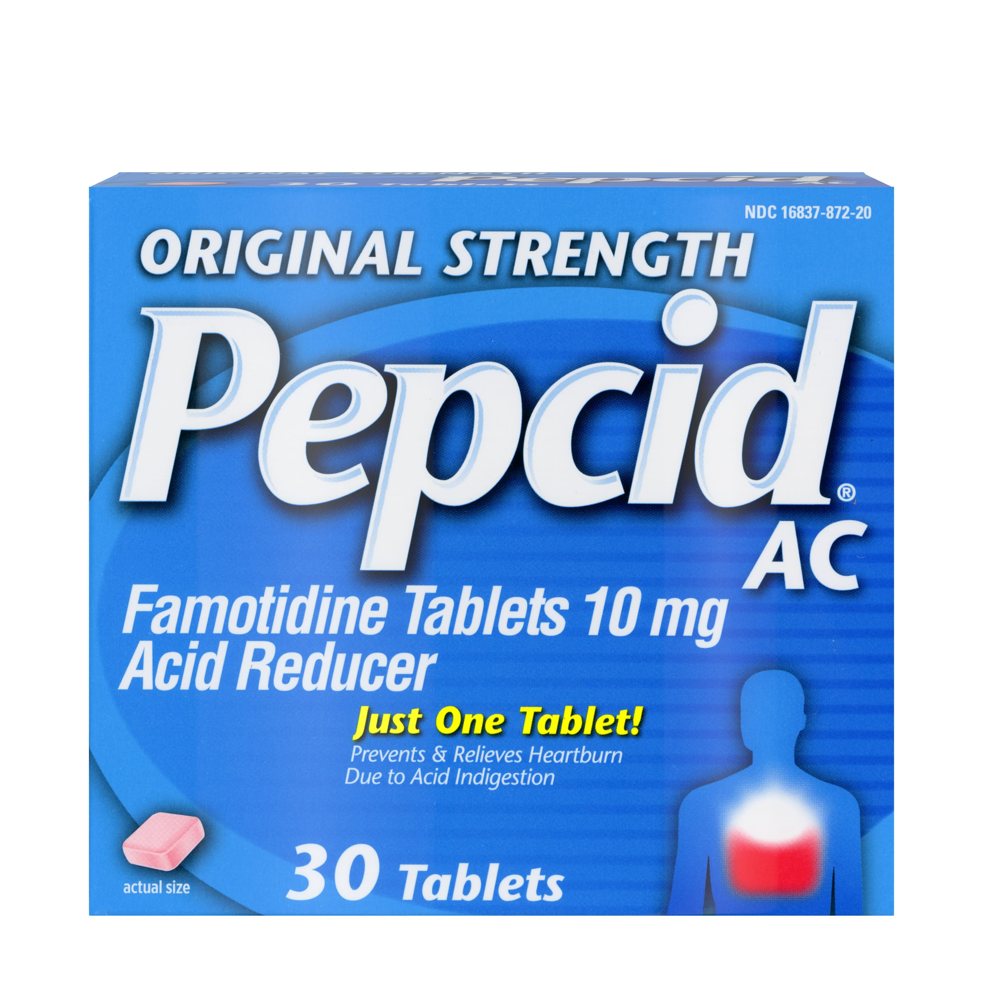 Pepcid Complete Acid Reducer Antacid Chewable Tablets Mint 50 Ct Walmart Com