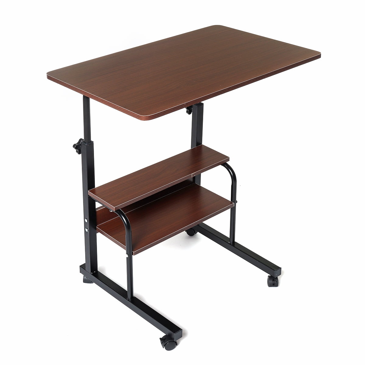 Height Adjustable Computer Standing Desk Converter Mobile Stand Up