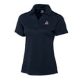 thumbnail image 2 of Women's Cutter & Buck Navy Arizona Diamondbacks Americana Logo DryTec Genre Textured Solid Polo, 2 of 3