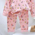 thumbnail image 5 of TOWED22 Infant Toddler Winter Clothes Outfits Long Sleeve Graphic Crewneck T-Shirt Sweatpants Cozy 2 Piece Set(Yellow,3-4 Y), 5 of 6
