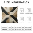 thumbnail image 5 of Wuche Black White Coffee Throw Pillow Cover,Boho Tribal Geometric Pillowcase, Modern Farmhouse Brown Cushion Case for Couch Sofa Bed Multiple specifications, 5 of 5