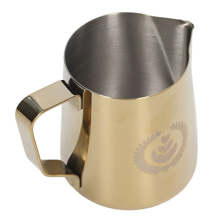 

Coffee Latte Frothing Cup 304 Stainless Steel 350ml Eagle Beak Outlet Thickened Coffee Milk Frothing Pitcher For Cafe Black Nature Color Ruthenium Black Titanium Gold Titanium