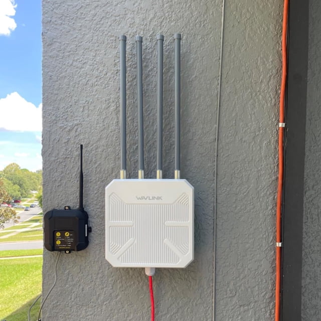 Extensor WiFi exterior WAVLINK 2025 AX1800 IP67 a prueba de agua