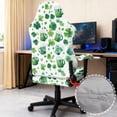 thumbnail image 3 of Jiueut Green Shamrock Beer Pattern Gaming Chair Cover Set of 4, Breathable Rotating Chair Slipcovers High Back Computer Chair Protector with Armrest Covers Saint Patrick's Day Decor, 3 of 7