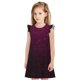 thumbnail image 1 of Balery Dark Purple Glitter Camisón de princesa para niñas, pijama de algodón con mangas abullonadas, suave y bonito.-X-Large, 1 of 6