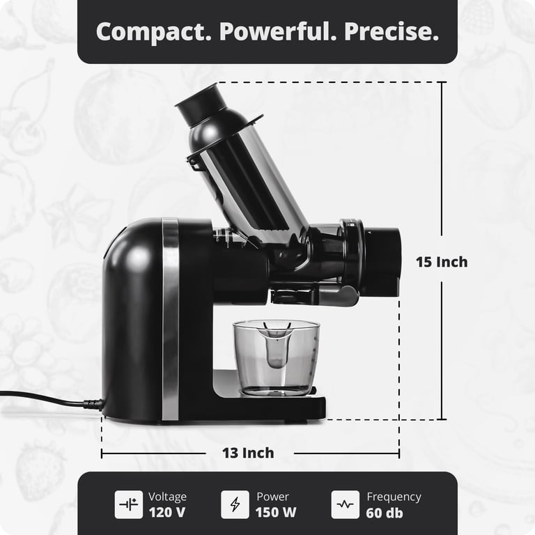 Greater Goods Cold Press Masticating Juicer with 7-Stage Spiral