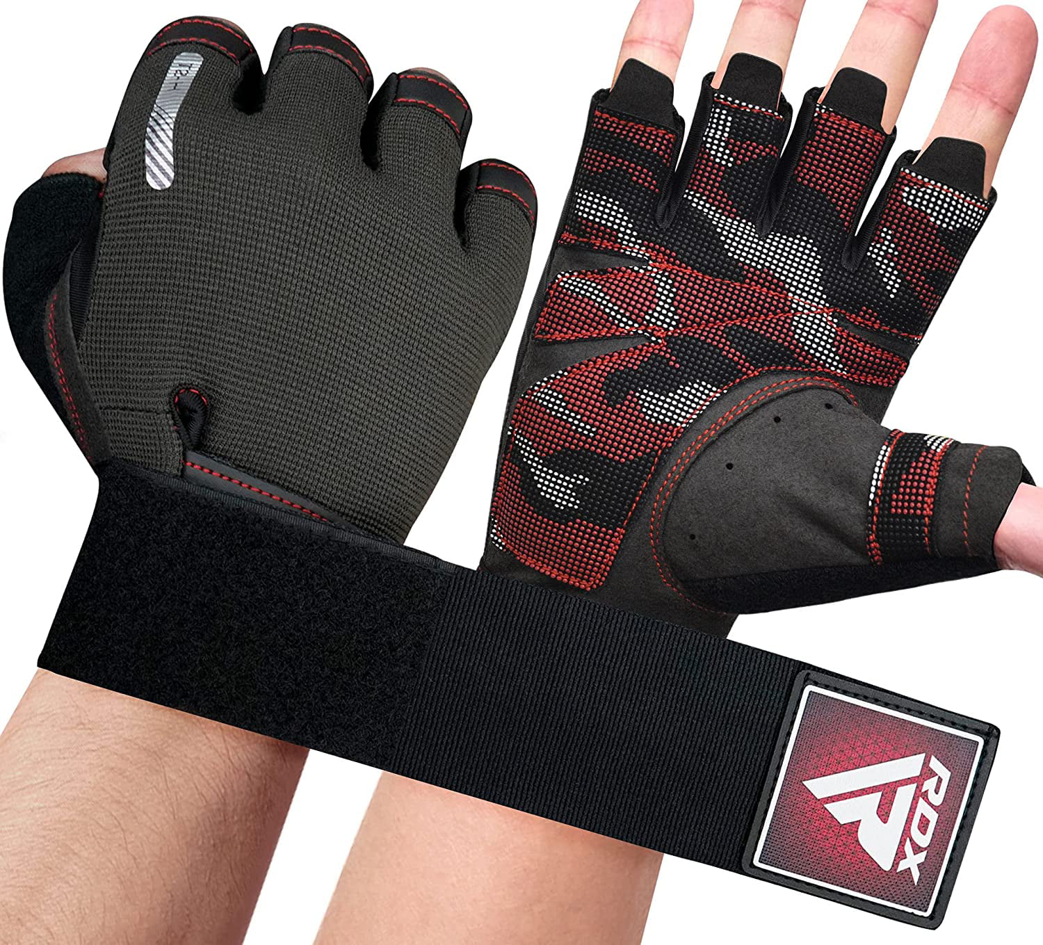 Weight Lifting Gloves Fitness Workout Gym Training Full Finger Grip Cycling 