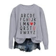 thumbnail image 4 of TINZ Chandail à Capuche Tendance pour Femmes, Imprimé Lettre, Col Rond, Automne & Hiver, Manches Longues, Veste à Cordon, Chandails en Molleton Col pour Femmes, 4 of 4