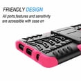 thumbnail image 2 of Samsung S9 Cover, Galaxy S9 Case with Stand, Galaxy S9 Cover, SM-G960 Cover, Njjex Hybrid [Kickstand][Non-slip] Full-body Rugged ShockProof Protection Case For Samsung Galaxy S9 -Hot Pink, 2 of 4
