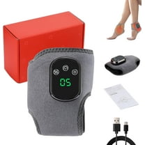 Emsence Triple Foot Massager - 3 in 1 Foot Massager with 3 Mode, Heated Ankle Wrap with 5 Heat Level for Pain Cordless, Deep Kneading, Rechargeable, Lightweight for Home, Office, Travel