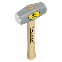 Vulcan Drilling Hammer 3 Lb Steel Head 12 In L Handle Hickory Wood