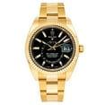 thumbnail image 1 of Pre-Owned Rolex Sky-Dweller 42MM 326938 Black Dial Fluted Bezel 18K Yellow Gold Oyster Bracelet, 1 of 10