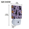 thumbnail image 4 of Yayeee LED Night Light for The Home Plug in With Light Sensors 2 Pack, Halloween Cats, 4 of 6