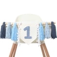 thumbnail image 1 of Trona con estampado KOJIN Blue Tassel para niño en su primer cumpleaños, 1 of 8