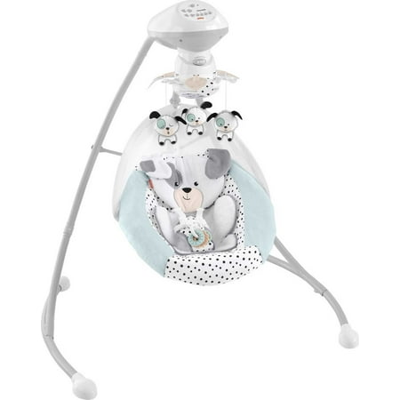 Fisher-Price Dots & Spots Puppy Cradle 'N Swing, Baby Chair