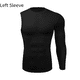 thumbnail image 4 of Exclusivo para hombres Mallas de entrenamiento PRO Deportes Fitness Running Ropa que absorbe el sudor Secado rápido Mallas de una sola manga Mallas de un solo brazo, 4 of 5
