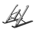thumbnail image 2 of Graflsoa Support Ergonomique pour Ordinateur Portable à 6 Niveaux Réglables avec Base de Refroidissement, Design Noir Élégant pour un Confort et un Soutien Postural Améliorés, 2 of 6