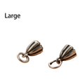 thumbnail image 2 of QualitChoice 2Pcs Lotus Silver Mini Lightness Charm Pendant Pendants All-match Wide Application Jewelry Accessory Decorative Bracelet Small Obsolescence Large, 2 of 6