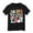 Black, variant on MIXUE Toddler Girls Tops & T-Shirts 100 Days Of School Letter Print Round Neck Short Sleeve Casual Pullover Tee Shirts Sportwear,Black,3-4 Years