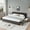 Dark Gray, variant on Harper & Bright Designs Queen Size Upholstered Bed Frame with Storage Drawers, Chenille Platform Bed with Headboard and Solid Frame for Bedroom, Beige