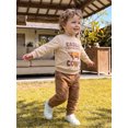 thumbnail image 3 of Cjfdfy Toddler Baby Boy Farm Fall Outfit Easily Distracted By Cows Print Long Sleeve Sweatshirt With Pant Cute Baby Fall Outdoor Fall Winter Outfit  6M-4T, 3 of 9