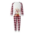 thumbnail image 2 of Fiomva Christmas Family Matching Pajamas Long Sleeve Pj Set Festival Party Sleepwear with Button S-XXL, 2 of 10