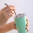 thumbnail image 5 of 3oz Petite Mini Stainless Steel Tumbler with Straw, Small Capacity Fashionable Sips Mug for Espresso or Juice, Durable Insulated Drinkware, 5 of 7